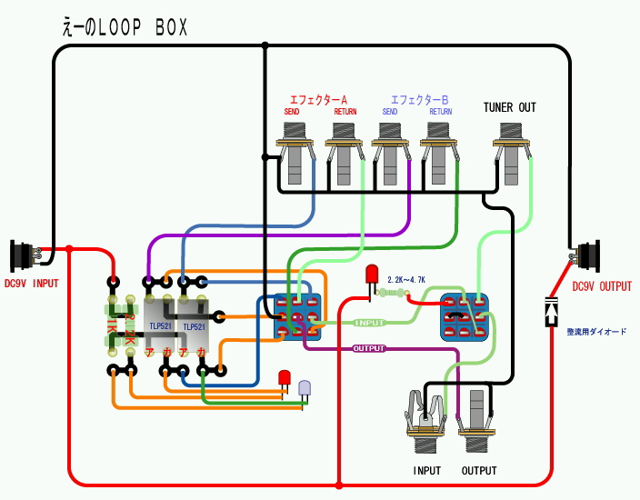【在庫処分】 瞬時切替！2ループセレクター <2LWE> a/b Loop : Bypass（えーの ベース
